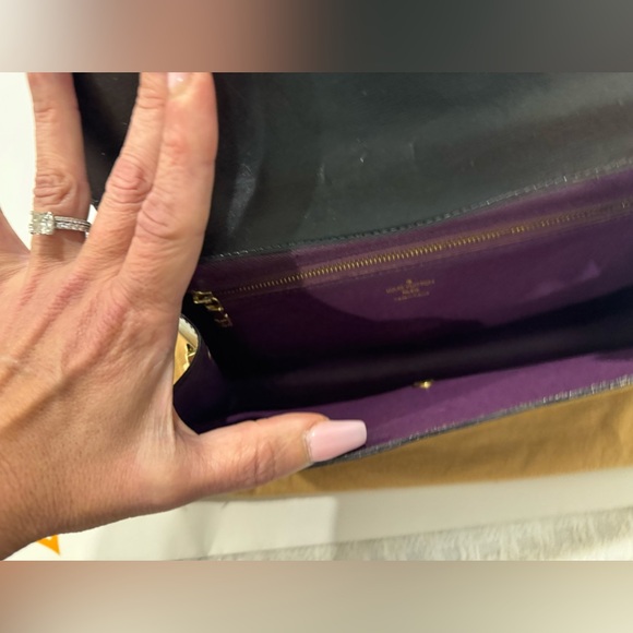 Louis Vuitton Authentic Vintage Epi Art Deco Clutch in Black-EUC! - Picture 9 of 9